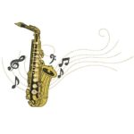 Matriz de Bordado - Saxofone
