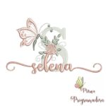 Matriz de Bordado - Selena (fazemos Qualquer Nome)