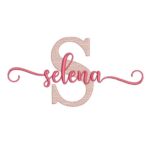 Matriz de Bordado - Selena (fazemos Qualquer Nome)