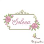 Matriz de Bordado - Selena (fazemos Qualquer Nome)