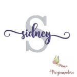 Matriz de Bordado - Sidney (fazemos Qualquer Nome)