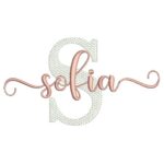 Matriz de Bordado - Sofia (fazemos Qualquer Nome)