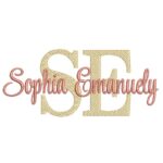 Matriz de Bordado - Sophia Emanuely(fazemos Qualquer Nome)
