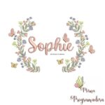 Matriz de Bordado - Sophie (fazemos Qualquer Nome)
