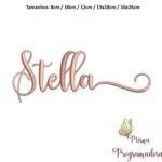 Matriz de Bordado - Stella (fazemos Qualquer Nome)