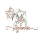 Matriz de Bordado - Stephanie (fazemos Qualquer Nome)