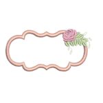 Matriz de Bordado - Tag Florzinhas