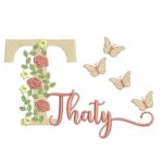 Matriz de Bordado - Thaty (fazemos Qualquer Nome)