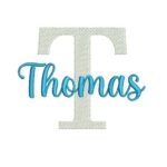 Matriz de Bordado - Thomas(fazemos Qualquer Nome)