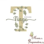Matriz de Bordado - Tiago (fazemos Qualquer Nome)
