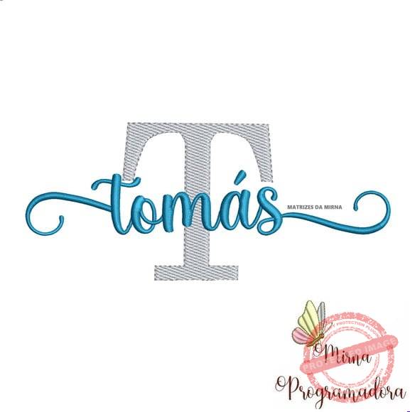 matriz-de-bordado-tomas-fazemos-qualquer-nome-janome Matriz de Bordado - Tomás (fazemos Qualquer Nome) - Imagem 1