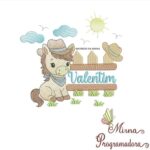 Matriz de Bordado - Valentim (fazemos Qualquer Nome)