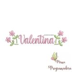 Matriz de Bordado - Valentina