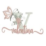 Matriz de Bordado - Valentina (fazemos Qualquer Nome)