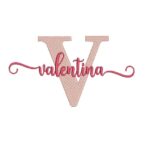 Matriz de Bordado - Valentina (fazemos Qualquer Nome)
