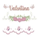 Matriz de Bordado - Valentina (fazemos Qualquer Nome)