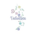 Matriz de Bordado - Valentina (fazemos Qualquer Nome)