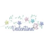 Matriz de Bordado - Valentina (fazemos Qualquer Nome)