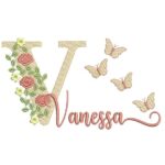 Matriz de Bordado - Vanessa (fazemos Qualquer Nome)