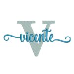Matriz de Bordado - Vicente (fazemos Qualquer Nome)