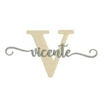 Matriz de Bordado - Vicente (fazemos Qualquer Nome)