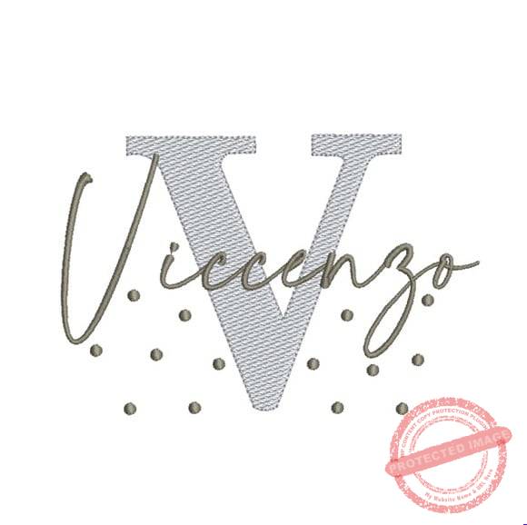 matriz-de-bordado-vicenzo-superb Matriz De Bordado - Viccenzo (fazemos Qualquer Nome) - Imagem 1