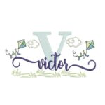 Matriz de Bordado - Victor(fazemos Qualquer Nome)