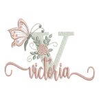 Matriz de Bordado - Victória (fazemos Qualquer Nome)