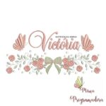 Matriz de Bordado Victória