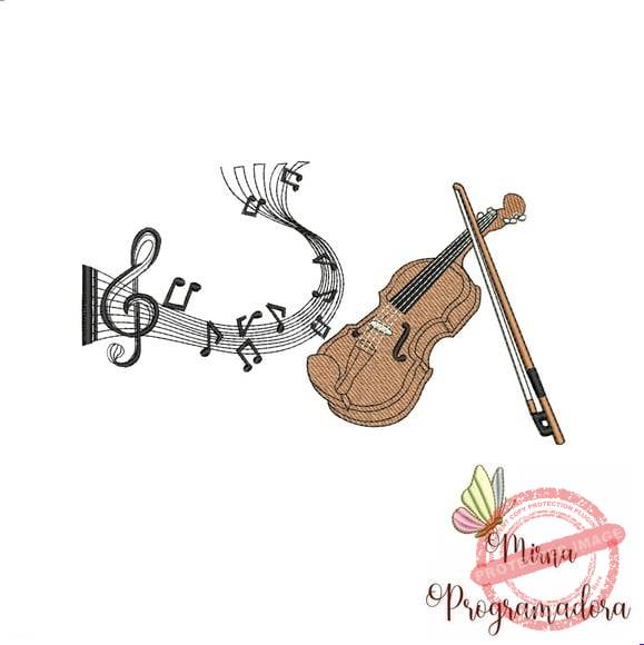 matriz-de-bordado-violino-com-notas-brother Matriz de Bordado - Violino com Notas - Imagem 1