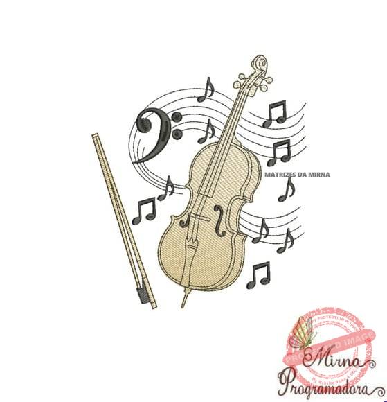 matriz-de-bordado-violoncelo-com-notas-costura Matriz de Bordado Violoncelo com Notas - Imagem 1