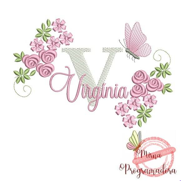 matriz-de-bordado-virginia-fazemos-qualquer-nome-matrizes-de-bordado-mirna Matriz de Bordado - Virginia (fazemos Qualquer Nome) - Imagem 1