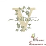 Matriz de Bordado - Vitor (fazemos Qualquer Nome)