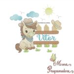 Matriz de Bordado - Vitor (fazemos Qualquer Nome)