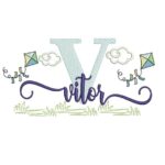 Matriz de Bordado - Vitor(fazemos Qualquer Nome)