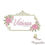 Matriz de Bordado - Vitória (fazemos Qualquer Nome)