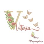Matriz de Bordado - Vitória (fazemos Qualquer Nome)