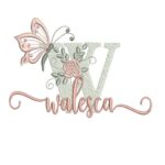 Matriz de Bordado - Walesca (fazemos Qualquer Nome)