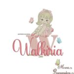 Matriz de Bordado - Walkiria (fazemos Qualquer Nome)