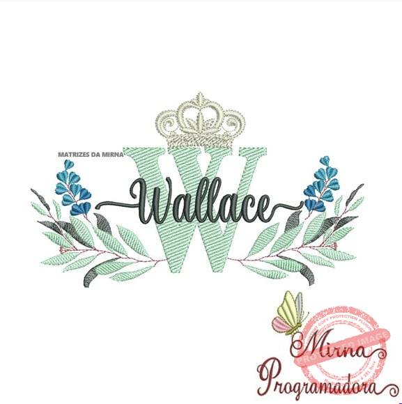 matriz-de-bordado-wallace-fazemos-qualquer-nome-matriz-de-bordado-folhas Matriz de Bordado - Wallace (fazemos Qualquer Nome) - Imagem 1