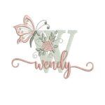 Matriz de Bordado - Wendy (fazemos Qualquer Nome)