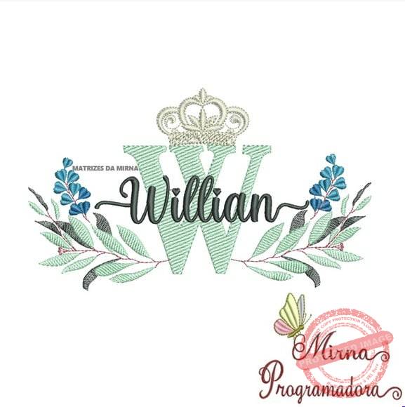 matriz-de-bordado-willian-fazemos-qualquer-nome-matriz-de-bordado-letra-wilian Matriz de Bordado - Willian (fazemos Qualquer Nome) - Imagem 1