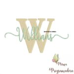 Matriz de Bordado - Willians (fazemos Qualquer Nome)