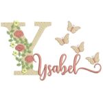 Matriz de Bordado - Ysabel (fazemos Qualquer Nome)
