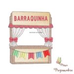 Matriz de Bordado Coleção Bebê Diversão / Coleção festa junina / 100 nomes arabesco rosas - Imagem 14