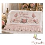 Matriz de Bordado Coleção Bebê Diversão / Coleção festa junina / 100 nomes arabesco rosas - Imagem 21