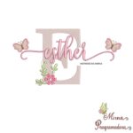 matriz de bordado esther 43