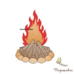 Matriz de Bordado Coleção Bebê Diversão / Coleção festa junina / 100 nomes arabesco rosas - Imagem 13