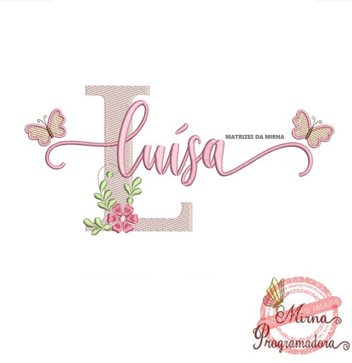 matriz de bordado luisa70 matriz de bordado luisa70 - Imagem 1