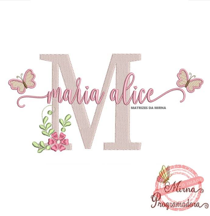 matriz de bordado maria alice64 matriz de bordado maria alice64 - Imagem 1